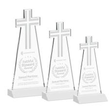Cross White Unique Crystal Award - Awards and Trophies