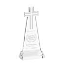 Cross Starfire on Hartford Base Unique Crystal Award