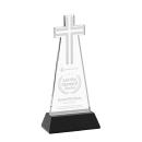 Cross Black on Hartford Base Unique Crystal Award
