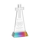 Cross Prismatic on Hartford Base Unique Crystal Award