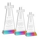 Cross Prismatic on Hartford Base Unique Crystal Award