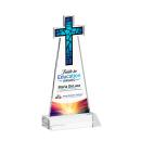 Cross Full Color Clear Unique Crystal Award