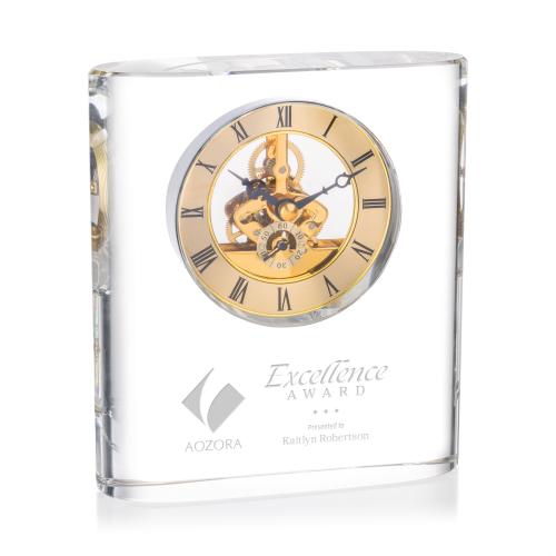 Corporate Gifts - Clocks - Adams Clock - Gold