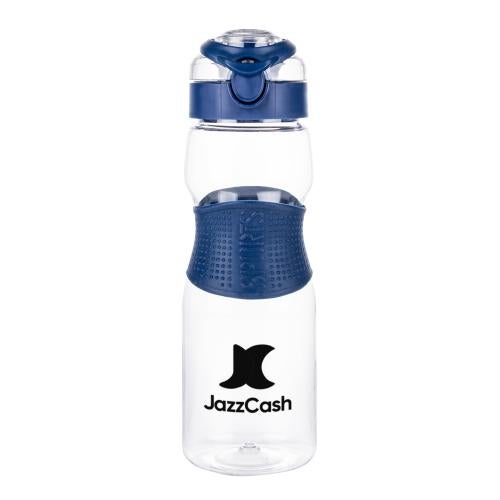 Promotional Products - Drinkware - Bottles - Voxel Tritan Bottle w/Locking Handle Lid & Silicone Sleeve