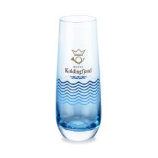 Soudan Stemless Flute Blue - Full Color - Corporate Gifts