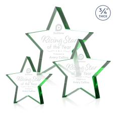 Esna Emerald Star Crystal Award - Awards and Trophies