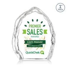 Ashdale Full Color Iceberg  Crystal Award - Full Color Imprint