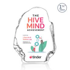 Lonsdale Full Color Iceberg Crystal Award - Full Color Imprint