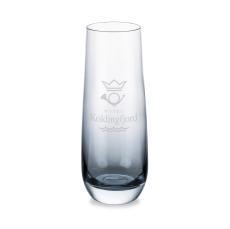 Soudan Stemless Flute Smoke - Deep Etch - Corporate Gifts