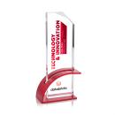 Show photo 1 of Barton Full Color Red Crystal Award