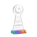 Crescent & Star Prismatic Unique Crystal Award