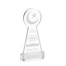 Crescent & Star Clear on Alberton Base Unique Crystal Award