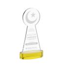 Crescent & Star Gold on Alberton Base Unique Crystal Award