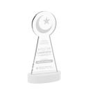 Crescent & Star White on Alberton Base Unique Crystal Award