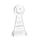 Crescent & Star Clear on Hartford Base Unique Crystal Award