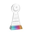 Crescent & Star Prismatic on Hartford Base Unique Crystal Award