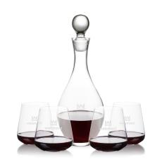 Briarwood Decanter & Breckland Stemless Wine Set - Barware