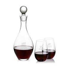 Briarwood Decanter & Boston Stemless Wine Set - Barware