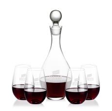 Briarwood Decanter & Boston Stemless Wine Set - Barware