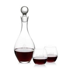 Briarwood Decanter & Redmond Stemless Wine Set - Barware