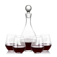 Briarwood Decanter & Reina Stemless Wine Set - Barware