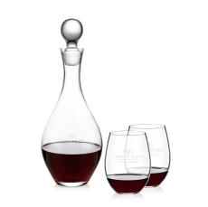 Briarwood Decanter & RIEDEL Stemless Wine Set - Barware