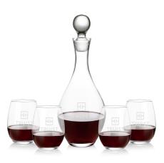 Briarwood Decanter & Stanford Stemless Wine Set - Corporate Gifts