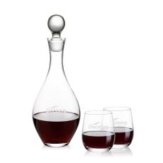 Briarwood Decanter & Salem Stemless Wine Set - Gift Sets
