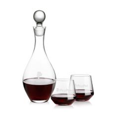 Briarwood Decanter & Tucson Stemless Wine Set - Barware