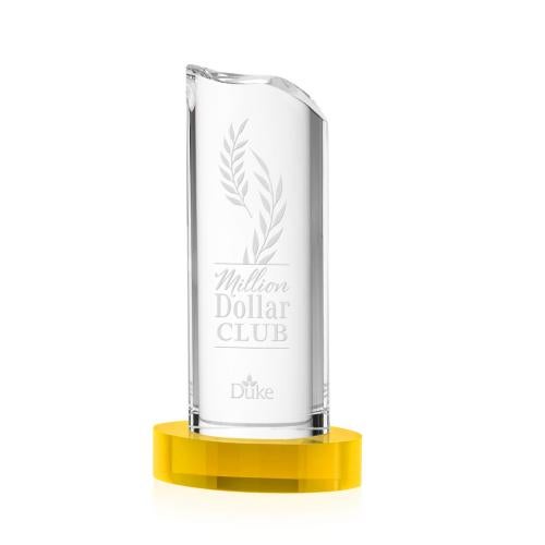 Awards and Trophies - Crystal Awards - Kilburn Gold Crystal Award
