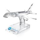 Airplane Full Color Unique Crystal Award