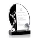 Wadsworth Golf Globe Crystal Award