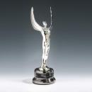 Winged Achievement Metal on Black Nickel Award