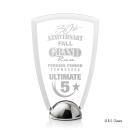 Arch Hemisphere Laser Engraved Unique Acrylic Award