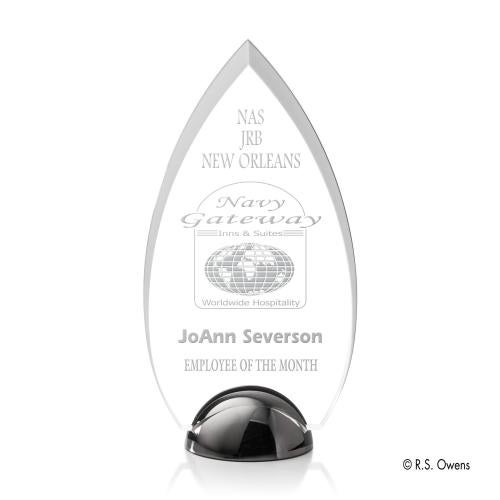 Awards and Trophies - Acrylic Awards - Contour Hemisphere Peaks Acrylic Award