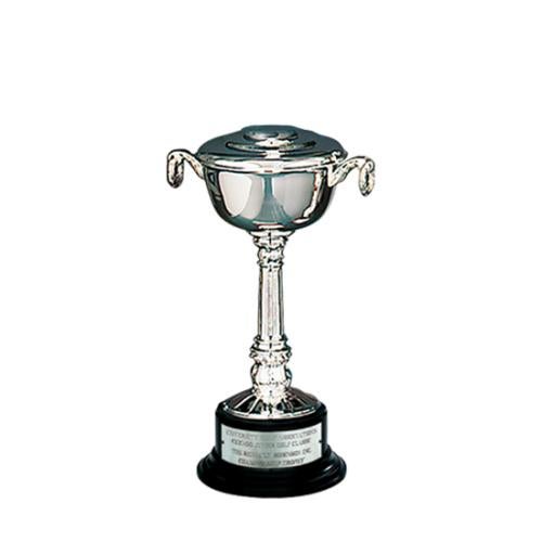 Awards and Trophies - Unique Awards - Silver-Plated Pedestal Bowl Cup