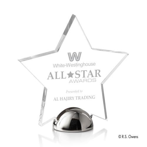 Awards and Trophies - Acrylic Awards - Nova Hemisphere Star Acrylic Award
