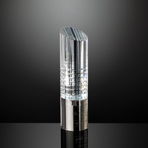 Awards and Trophies - Crystal Awards - Monte Carlo Silver Towers Crystal Award