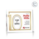 Sylvania Full Color Rectangle Crystal Award