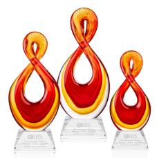 Clarion Unique on Sheffield Base Glass Award - Art Glass Awards