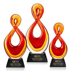 Clarion Unique on Sheffield Black Glass Award - Art Glass Awards