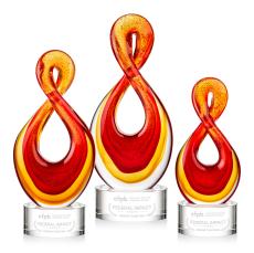 Clarion Unique on Marvel Base Glass Award - Art Glass Awards