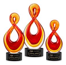 Clarion Unique on Marvel Black Glass Award - Art Glass Awards