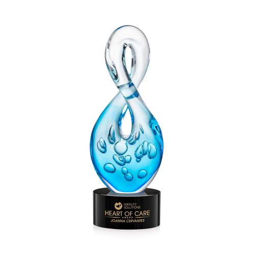 Awards and Trophies - Crystal Awards - Glass Awards - Utopia Unique on Marvel Black Glass Award