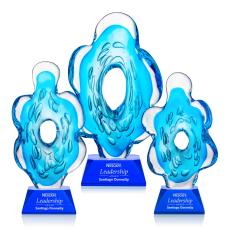 Trillium Unique on Sheffield Blue Glass Award - Glass Awards