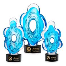 Trillium Unique on Marvel Black Glass Award - Glass Awards