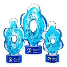 Trillium Unique on Marvel Blue Glass Award - Glass Awards