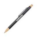 Charon Aluminum Ballpoint Pen w/Bamboo Clicker & Tip