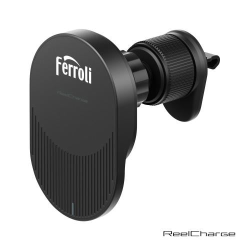 Promotional Products - Tech & Accessories  - Power Banks - ReelCharge Magnetic Wireless Car/Vent Mount & Charger