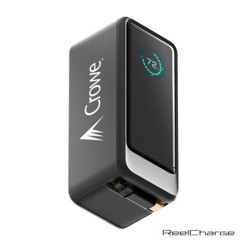 Promotional Products - Tech & Accessories  - Power Banks - ReelCharge ReelPro 67W 15,000 mAh Power Bank w/Cable